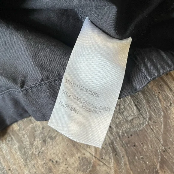 Nomad Navy and White Lightweight windbreaker Zip-up Spring Jacket Size XL - Picture 12 of 13